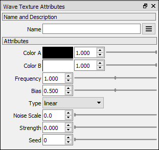 Wave Texture attributes