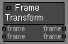 Geometry Frame Transform node