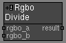 Math Rgbo Divide node
