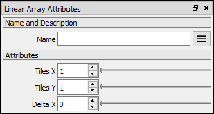 Linear Array attributes