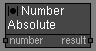Math Number Absolute node