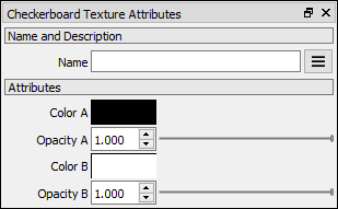 Checkerboard Texture attributes