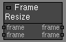 Geometry Frame Resize node