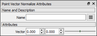 Math Point Vector Normalize attributes