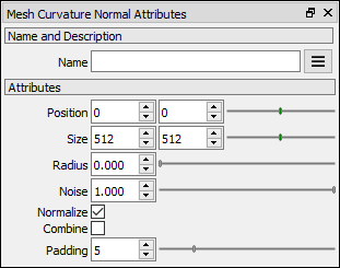 Normal Curvature attributes